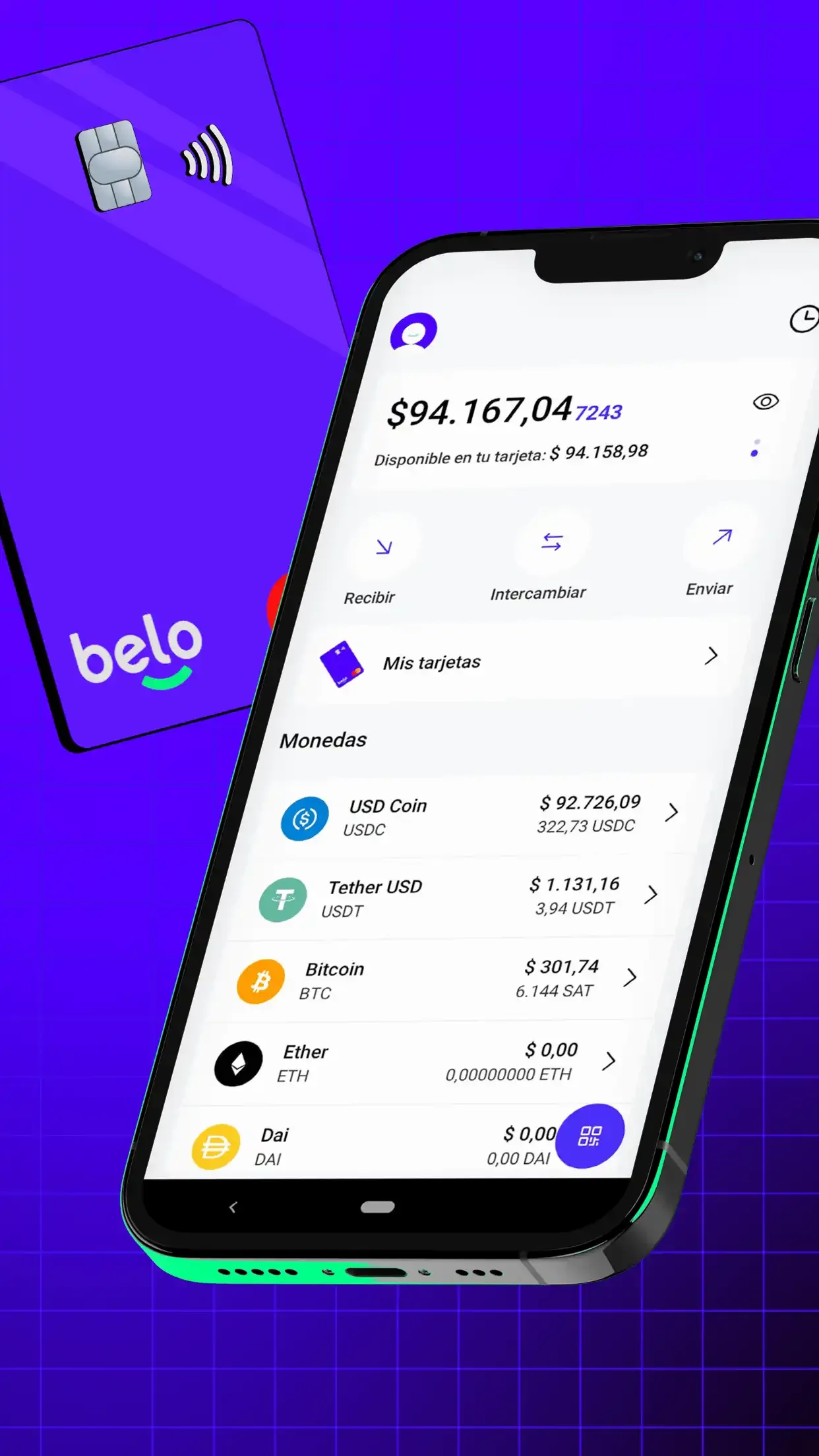 Belo App Screenshot 2 - Transaction Dashboard